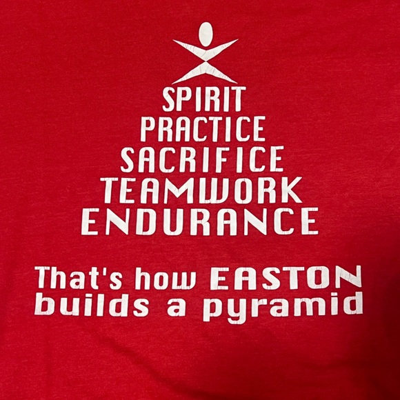 Vintage Single Stitch Easton Pennsylvania Red Short Sleeve Tshirt - Picture 3 of 6